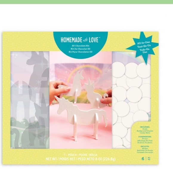 HomeMade with Love Unicorn 3D Chocolate Kit - Picture 1 of 5